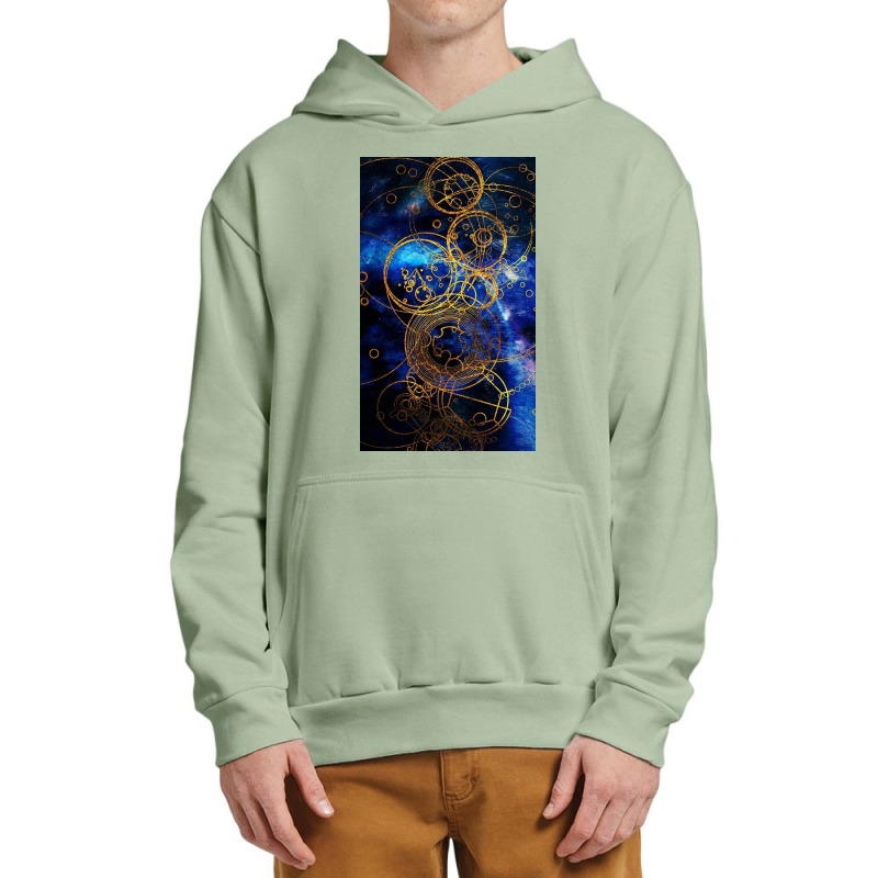 Time Lord Writing (blue) Urban Pullover Hoodie by Pellejnkuh | Artistshot