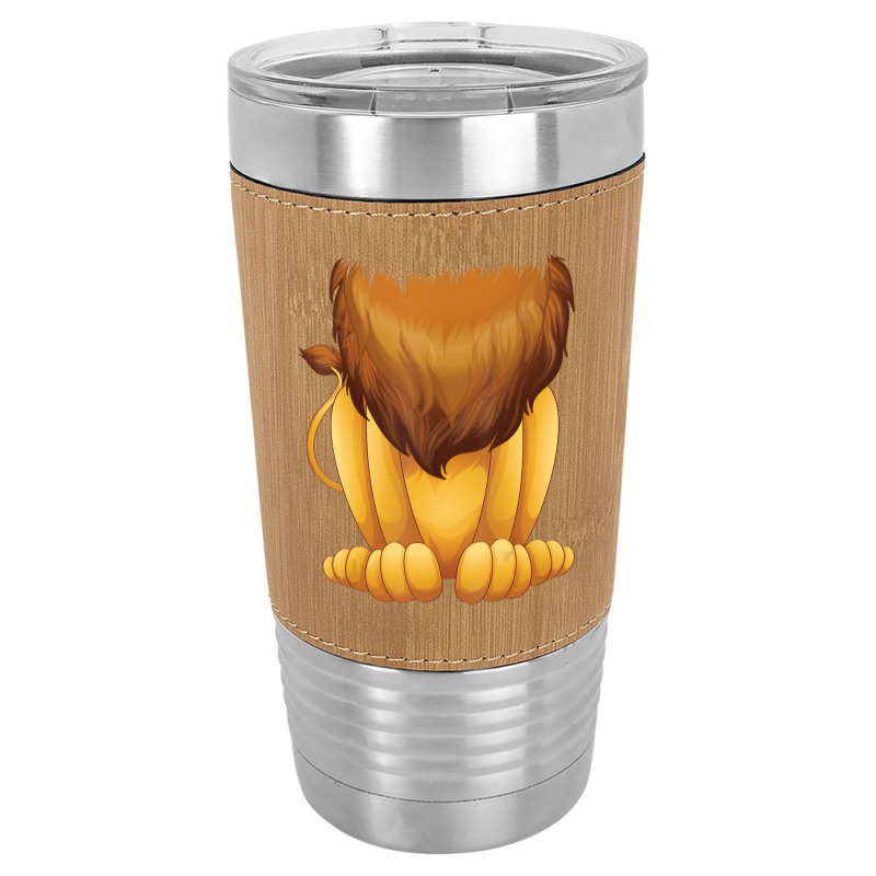 Cute Headless Lion Costume Halloween Big Cat Mane Leatherette Tumbler | Artistshot