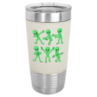 Dancing Aliens Dance Challenge Boys Girls Kids Halloween Leatherette Tumbler | Artistshot