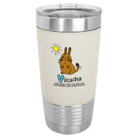 V Is For Viscacha Leatherette Tumbler | Artistshot