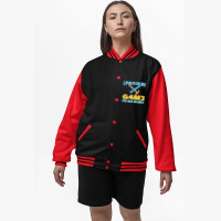 I Paused My Game To Be Here Mmo Rpg Gift Bomber Jacket | Artistshot