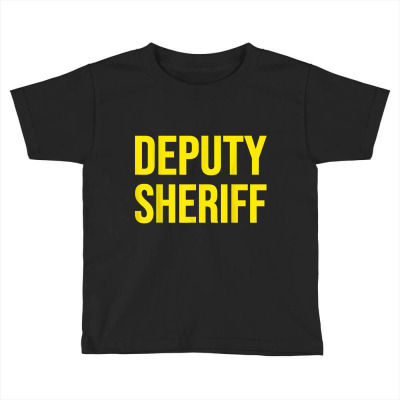 Deputy Sheriff Police Law Enforcement Uniform Costume Toddler T-shirt Designed By Yuh2105