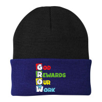 Grow God Rewards Our Work Christian Beanie | Artistshot