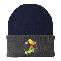 The Simpsons Bart Simpson Eat My Shorts Beanie | Artistshot