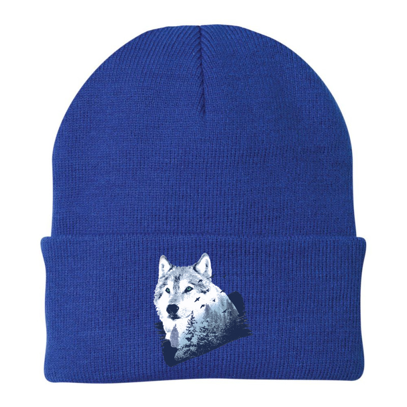 Wolf Forest Beanie by cm-arts | Artistshot