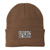 Strong And Confident Alpha Male Has Arrived Beanie | Artistshot