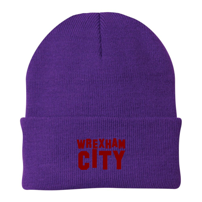 Wrexham City, City Of Wrexham, Capital Of North Wales Beanie by cm-arts | Artistshot