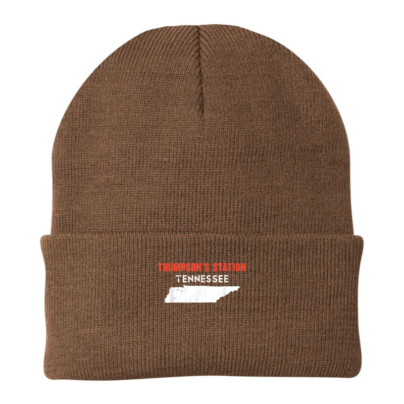 Thompson's Station Tennessee Usa State America Travel Tennes Beanie by Color | Artistshot