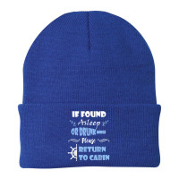 If Found Asleep Or Drunk Please Return To Cabin Cruise Lover Beanie | Artistshot