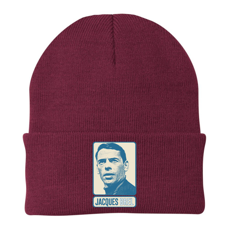 Jacques Brel ? Vintage Look Fan Design-xrkt2 Beanie by Quick Scully | Artistshot