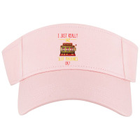 I Just Really Like Slot Machine Gaming Machine Casino Player Visor Hat | Artistshot