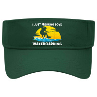 Cool Wakeboarding Design For Men Women Wakeboard Wakeboarder Visor Hat | Artistshot