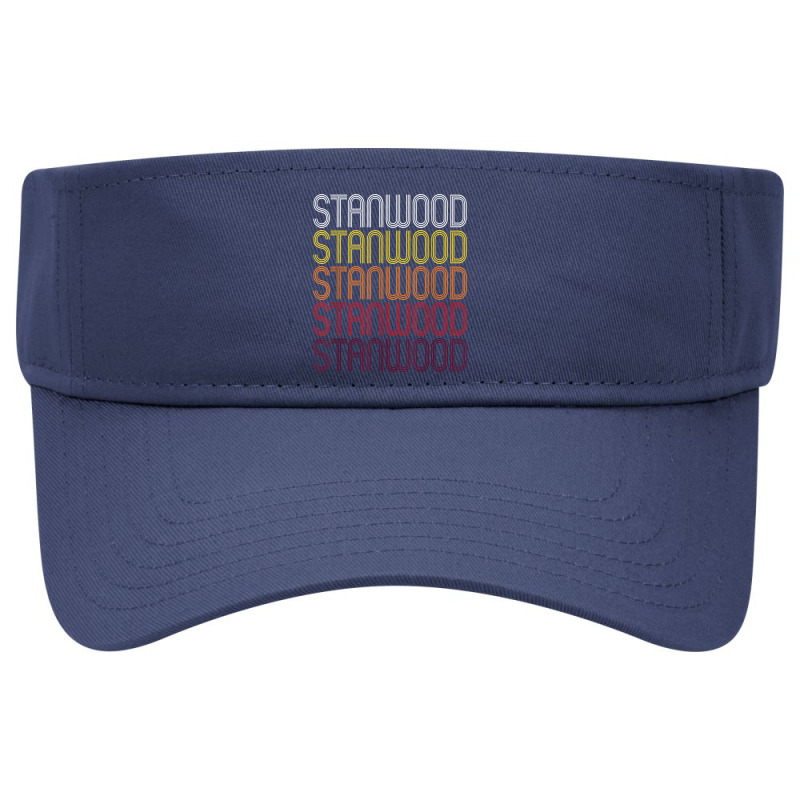 Stanwood, Wa  Vintage Style Washington T Shirt Visor hat by cm-arts | Artistshot