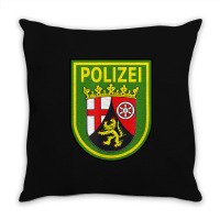 Rhineland Palatinate Police Throw Pillow | Artistshot