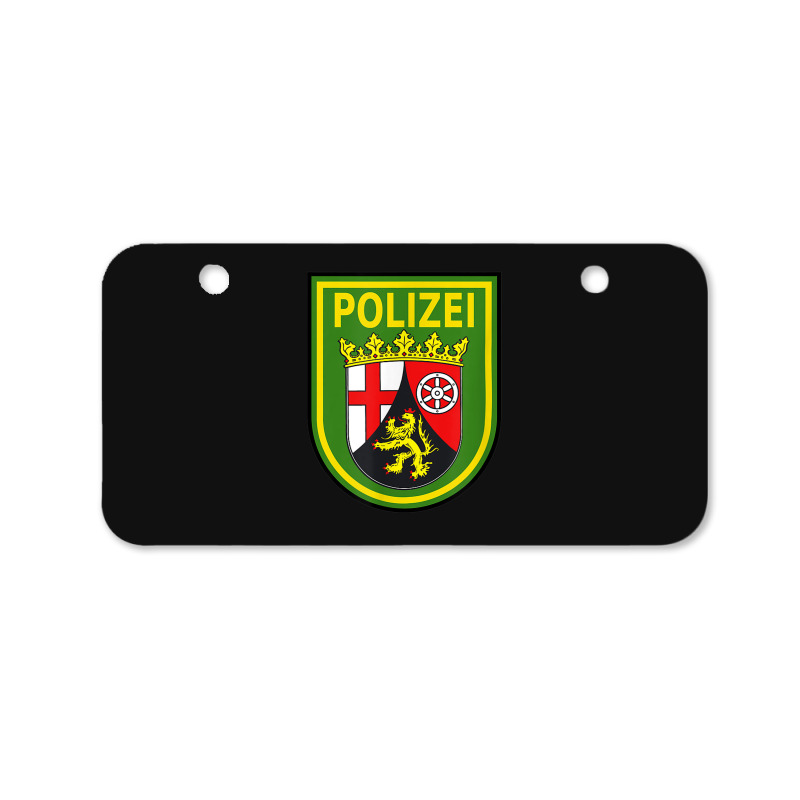 Rhineland Palatinate Police Bicycle License Plate | Artistshot