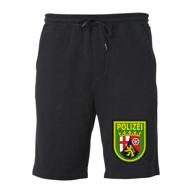 Rhineland Palatinate Police Fleece Short | Artistshot