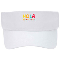 Maestra Bilingual Regalos Spanish Teacher Hola Estudiantes Long Sleeve Visor Hat | Artistshot