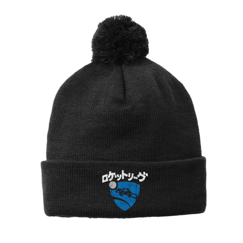 Rocket League Kanji   Rocket League Pom Pom Beanie by juriiart | Artistshot