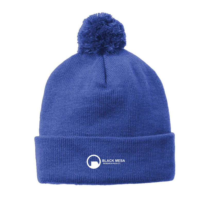 Black Mesa Research Facility Pom Pom Beanie by meulrov | Artistshot