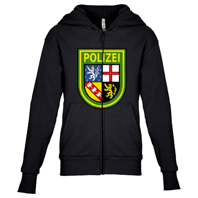 Saarland Police Youth Zipper Hoodie by ThienThuong | Artistshot