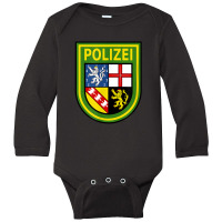 Saarland Police Long Sleeve Baby Bodysuit | Artistshot