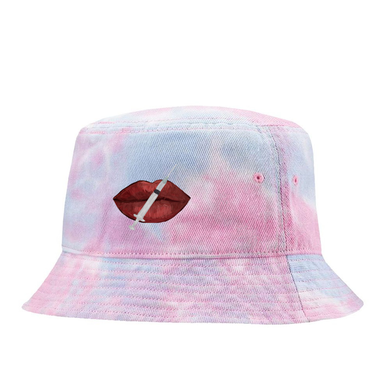 Nurse Injector Lip Filler Injections Cosmetics Tee Tie Dyed Bucket Hat | Artistshot