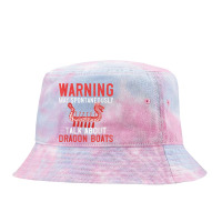 Dragon Boat Racing Festival Paddle Chinese Boating Arts Characters Tie Dyed Bucket Hat | Artistshot