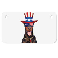 Doberman Eyewear American Flag Sunglasses Glasses And Hat 4th Of July Motorcycle License Plate | Artistshot