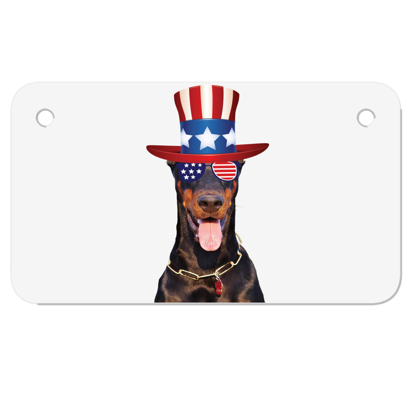 Doberman Eyewear American Flag Sunglasses Glasses And Hat 4th Of July Motorcycle License Plate | Artistshot