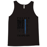 Police Chaplain American Flag Usa Law Enforcement Tank Top | Artistshot