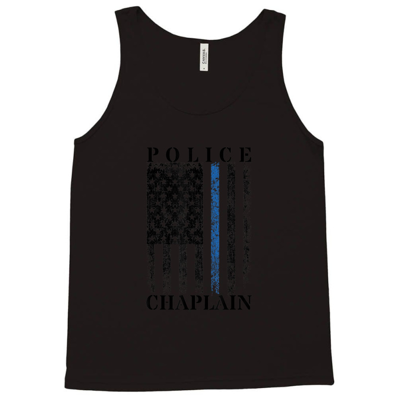 Police Chaplain American Flag Usa Law Enforcement Tank Top by Vivu991 | Artistshot