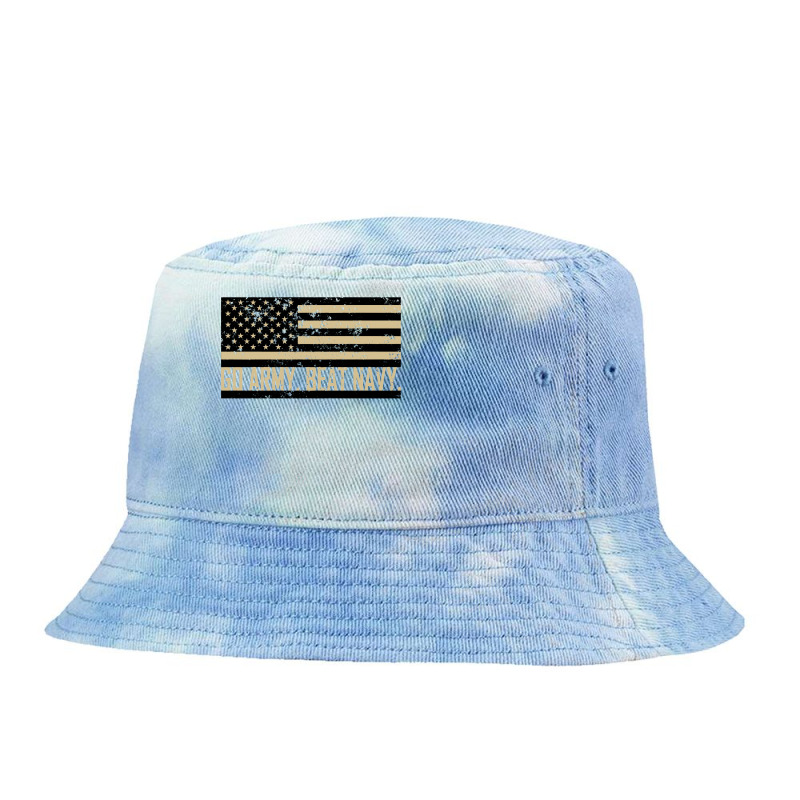 Go Army Beat Navy Flag America's Game Sports Football Fan Long Sleeve Tie Dyed Bucket Hat by trokeryth | Artistshot