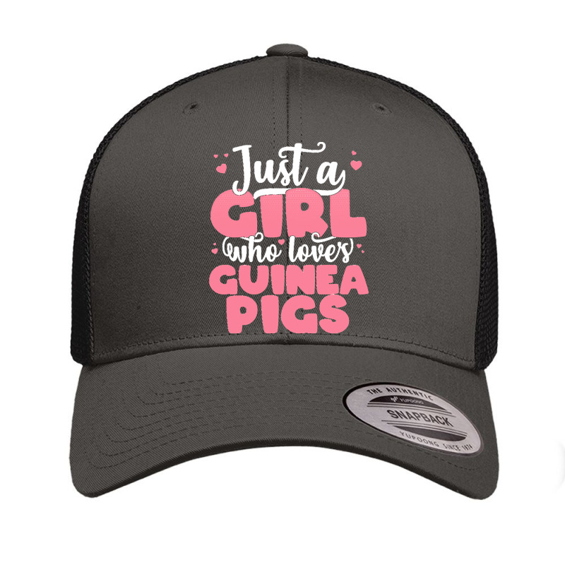 Just A Girl Who Love T  Shirt Just A Girl Who Loves Guinea Pigs   Cute Retro Trucker Cap | Artistshot