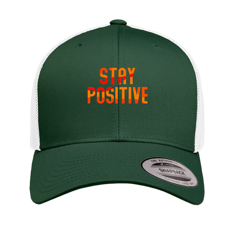 Stay Happy And Free Retro Trucker Cap by asbakku | Artistshot