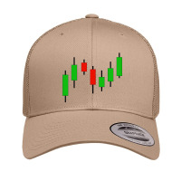 Candlestick Stock Market Graph Retro Trucker Cap | Artistshot