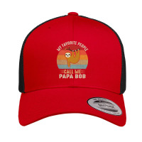 Mens My Favorite People Call Me Papa Bob Cute Sloth Lover Grandpa Prem Retro Trucker Cap | Artistshot