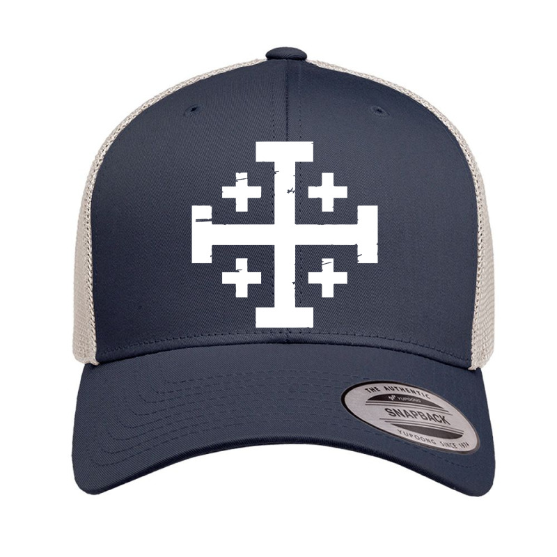 Crusader Cross Of Jerusalem Retro Trucker Cap | Artistshot