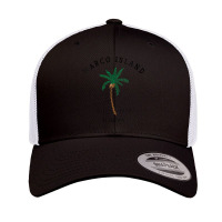 Womens Marco Island Florida Colorful Palm Tree Retro Novelty Art V Nec Retro Trucker Cap | Artistshot