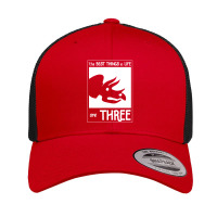 The Best Things In Life Are Three Retro Trucker Cap | Artistshot