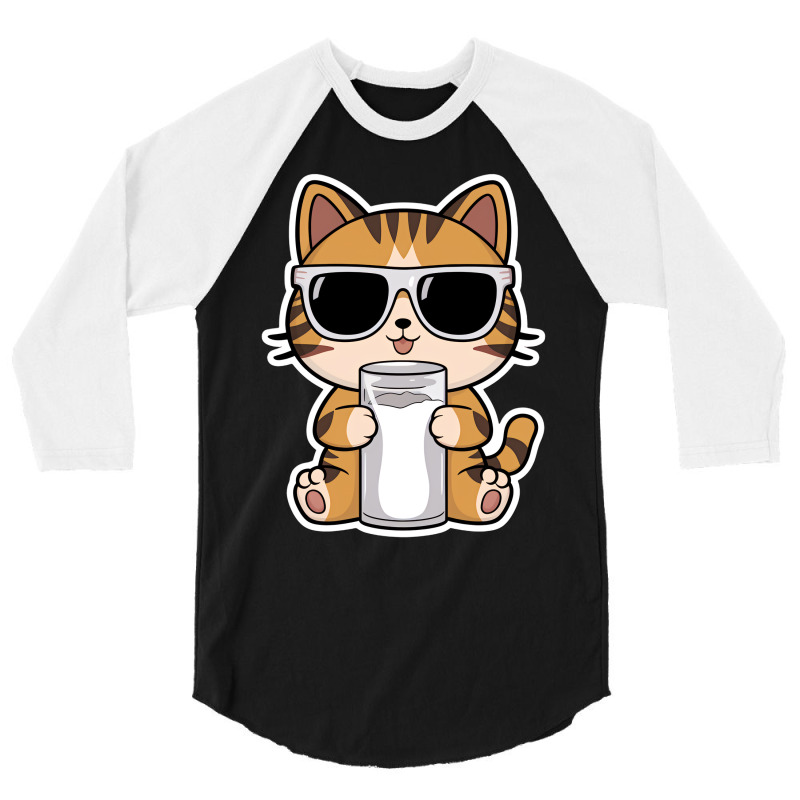 Mr Kawaii Cat 3/4 Sleeve Shirt | Artistshot