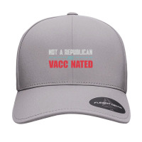 Not A Republican Just Vaccinated Seamless Cap | Artistshot