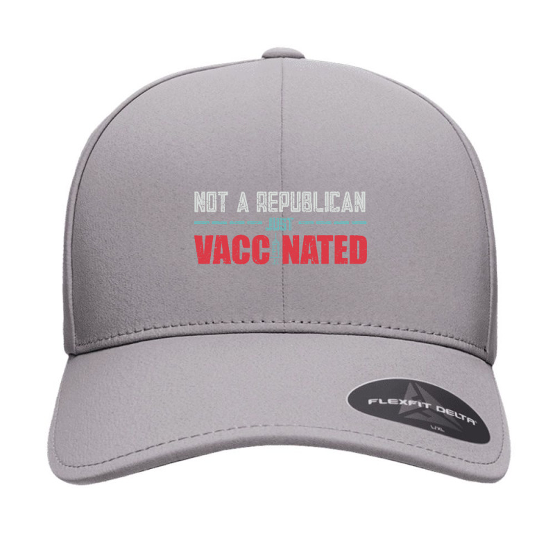 Not A Republican Just Vaccinated Seamless Cap by jrestima | Artistshot