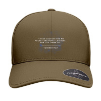 Dystopian I Tuck Caution Into My Pocket Quote Seamless Cap | Artistshot