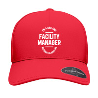 I'm A Dad And Facility Manager - Funny Job Seamless Cap | Artistshot