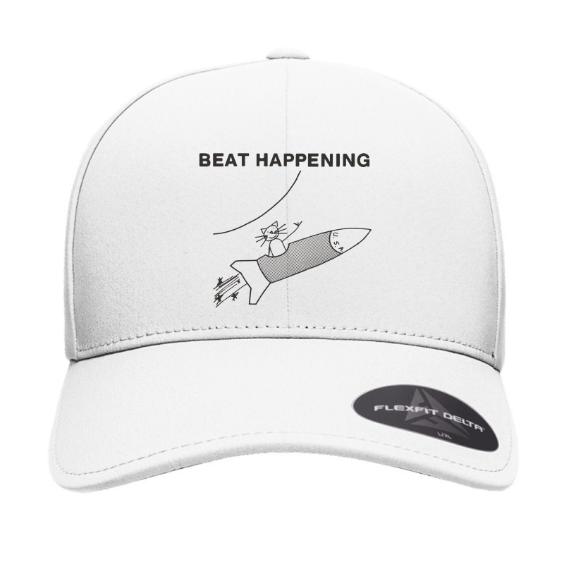 Beat Happening Rocket In Black Seamless Cap by Mamangracing | Artistshot