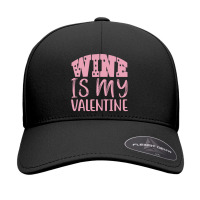 Wine Is My Valentine Seamless Cap | Artistshot