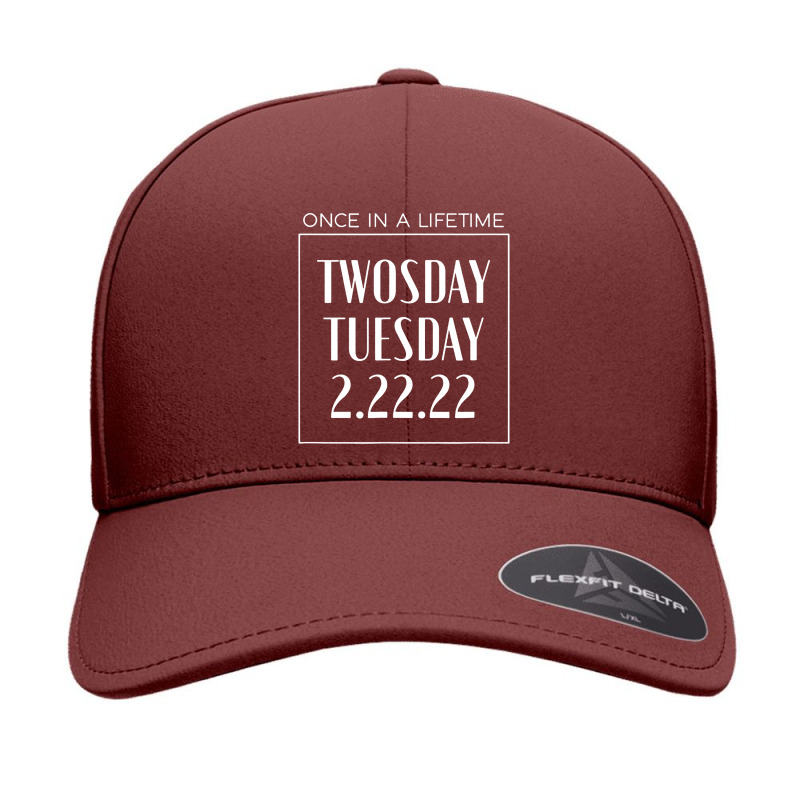 Once In A Lifetime Twosday Tuesday Seamless Cap by Bull Tees | Artistshot