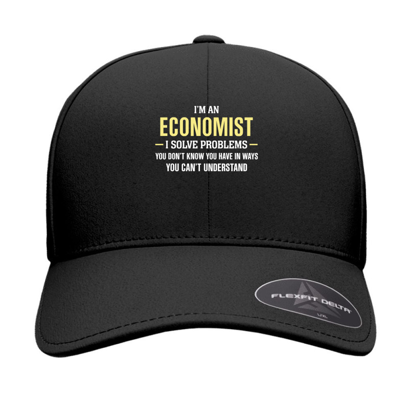 Economist I Solve Problems Funny Gift Seamless Cap by thanchashop | Artistshot