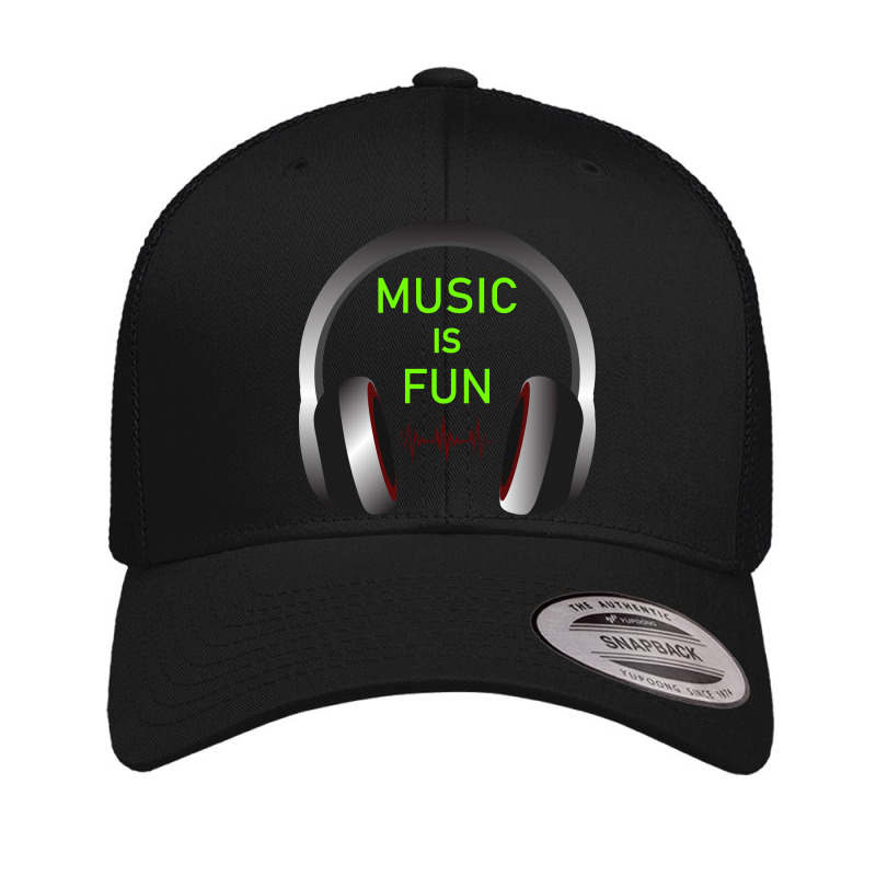 Music Is Fun Retro Trucker Cap by Band78 | Artistshot