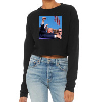 Donald Trump - Cant Keep Him Down! Cropped Sweater | Artistshot